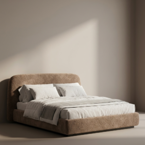 The Ife Bouclé Bed