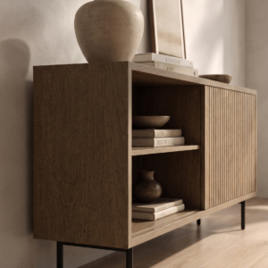 The Iyanu Slatted Media Console